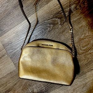 Gold Michael Kors Crossbody
